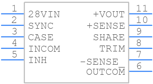 VXR100-2805S - VPT - PCB symbol