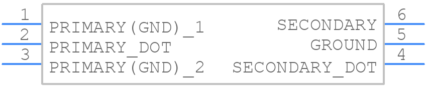 TCN4-22+ - Mini-Circuits - PCB symbol