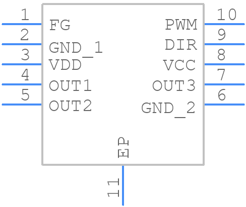 MTD6502B-LC1-01 - Microchip - PCB symbol