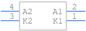 WP934FG/2GD - Kingbright - PCB symbol