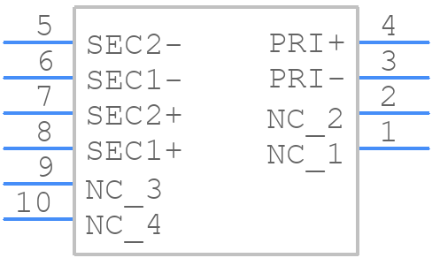 P5001NL - Yageo Group - PCB symbol