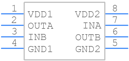 2DIB1411FXUMA1 - Infineon - PCB symbol