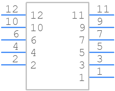 20021221-00312C4LF - Amphenol - PCB symbol