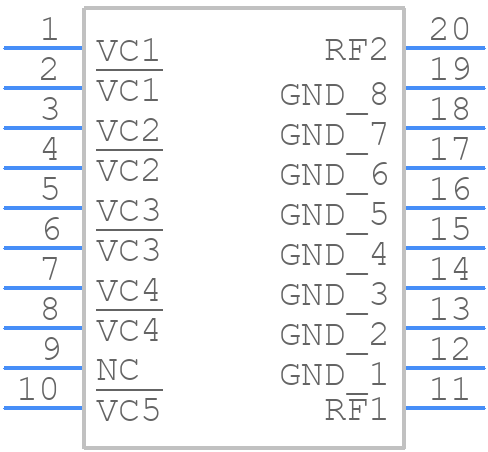 AT-260TR - MACOM - PCB symbol