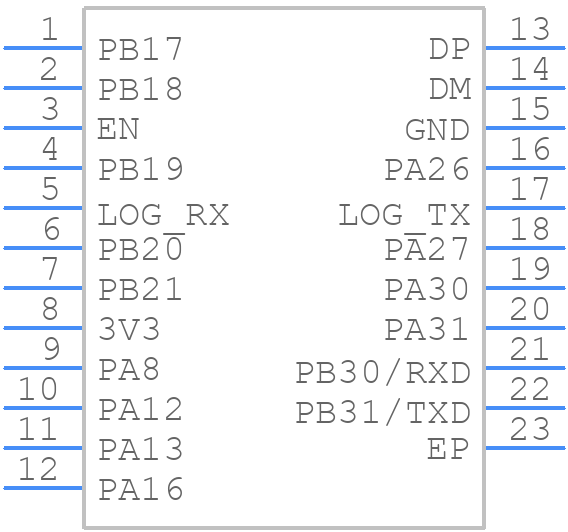 BW20-12F - Ai-Thinker - PCB symbol