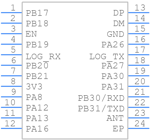 BW20-07S - Ai-Thinker - PCB symbol