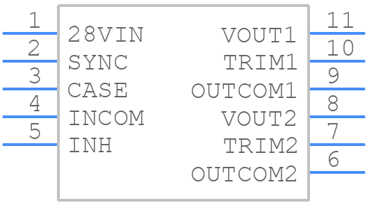 VXR100-281515D - VPT - PCB symbol