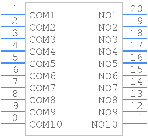 A6T0104 - OMRON Electronics - PCB symbol