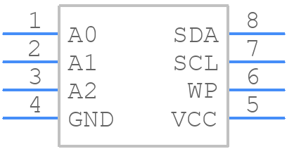 BL24C64A-PARC - SHANGHAI BELLING - PCB symbol