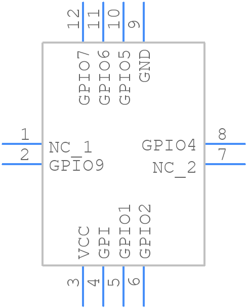 TPLD1201RWBR - Texas Instruments - PCB symbol