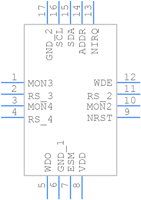 TPS389C0300CRTERQ1 - Texas Instruments - PCB symbol
