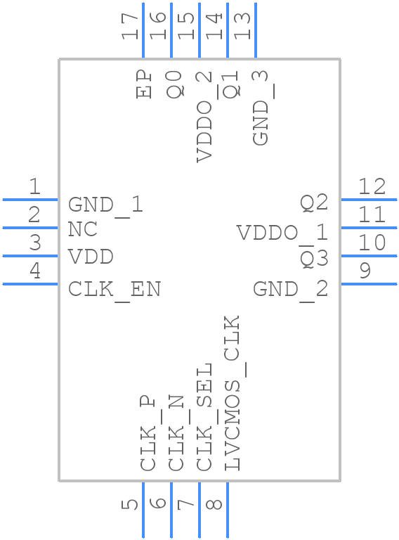 PLMK00804BQWRGTTQ1 - Texas Instruments - PCB symbol