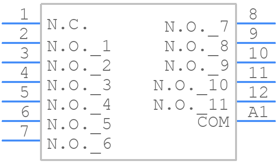 A11214RNCBK - C & K COMPONENTS - PCB symbol