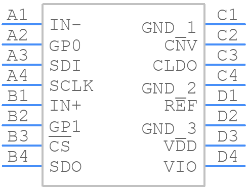 AD4052BCBZ-RL7 - Analog Devices - PCB symbol