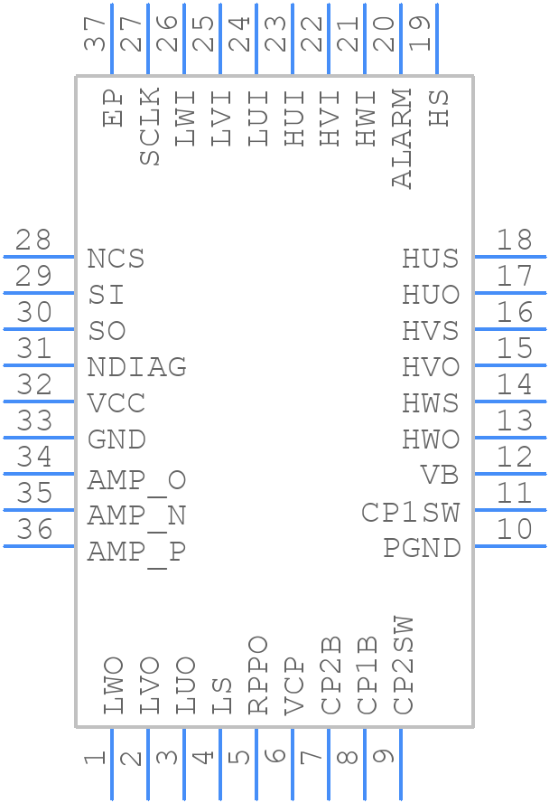 TB9084FTG - Toshiba - PCB symbol
