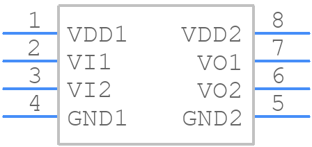 DCL520C00 - Toshiba - PCB symbol