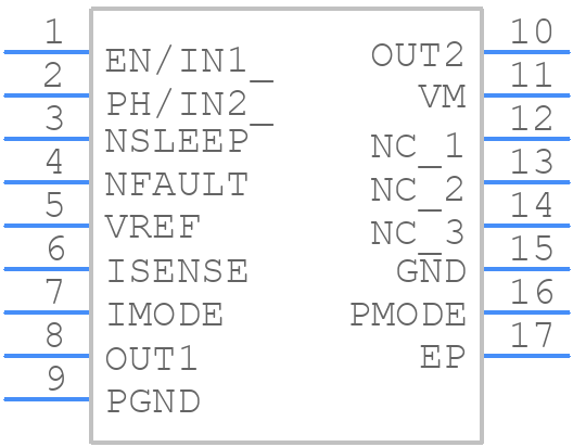 TB67H453FNG - Toshiba - PCB symbol