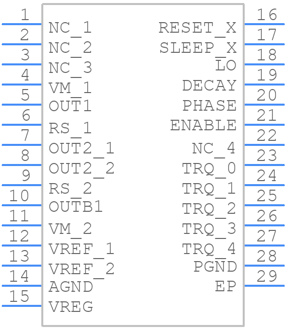 TB67H482FNG - Toshiba - PCB symbol