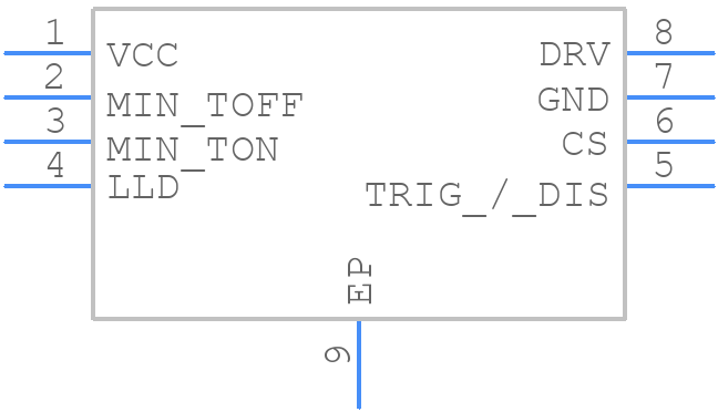 NCP4306AAAZZZAMNTWG - onsemi - PCB symbol