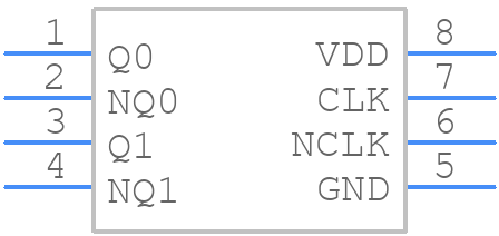 85411AMILFT - Renesas Electronics - PCB symbol