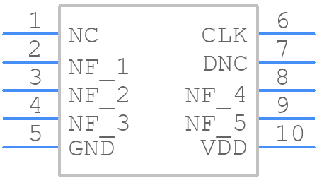SiT5711AI-KW-33N-48.000000F - SiTime - PCB symbol