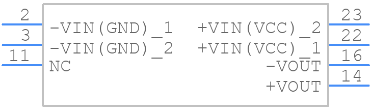 TEN6-2412N - Traco Power - PCB symbol