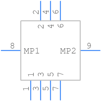 FFC2A33-07-T-R - GCT (GLOBAL CONNECTOR TECHNOLOGY) - PCB symbol