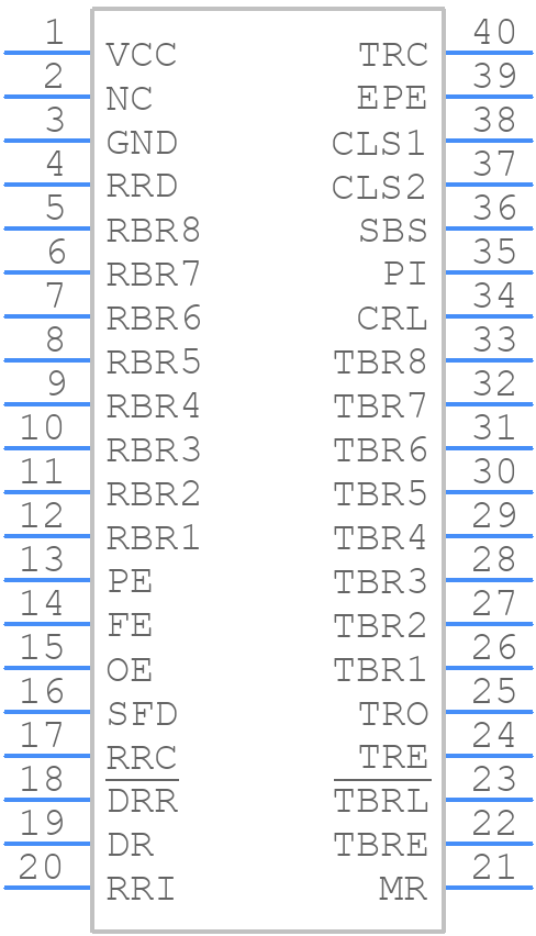 HD3-6402R-9Z - Renesas Electronics - PCB symbol