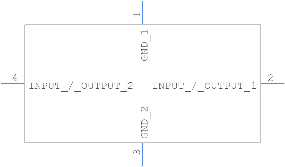 BPF2012LKAMR6580A - Yageo Group - PCB symbol