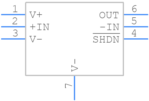 LTC6228IDC#TRMPBF - Analog Devices - PCB symbol