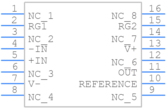 SSM2019BRWZ - Analog Devices - PCB symbol