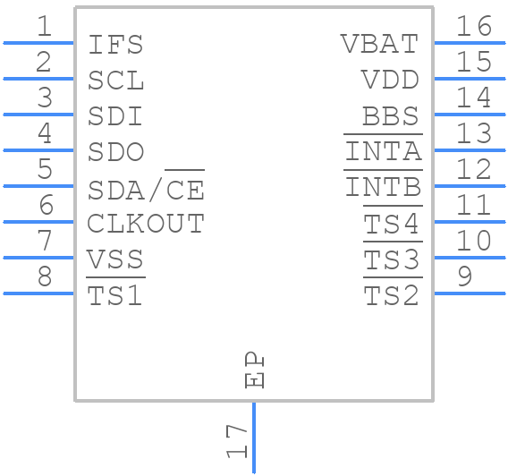 PCA2131TF - NXP - PCB symbol