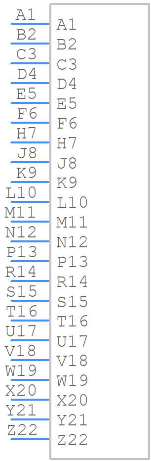 EBM22DSXI-S388 - Sullins - PCB symbol