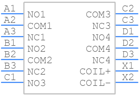 E410-122A - TE Connectivity - PCB symbol