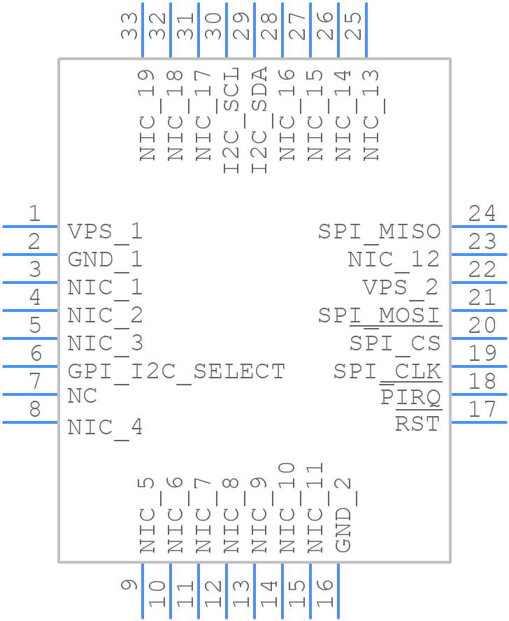 STSAFE-V100-QI - STMicroelectronics - PCB symbol