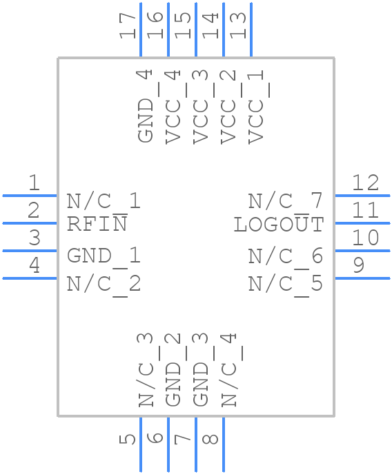 HMC948LP3ETR - Analog Devices - PCB symbol
