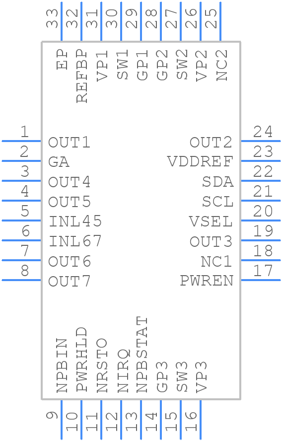 ACT8865QI305S1 - Qorvo - PCB symbol