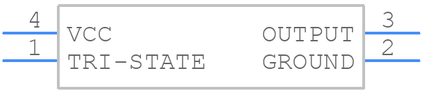 ECS-3951M-650-B-TR - ECS - PCB symbol