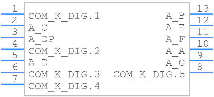 MHDC2052SRBW - MEIHUA - PCB symbol