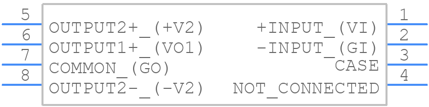 MGDTK25HCF - Gaia Converter - PCB symbol