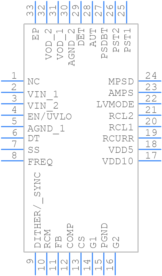 KTA1142EUAT-TB - Kinetic Technologies - PCB symbol