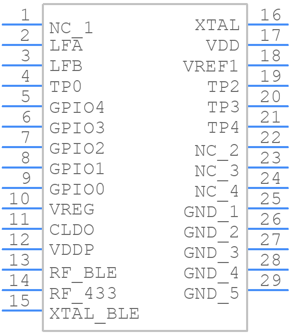 snp736 - SENASIC - PCB symbol