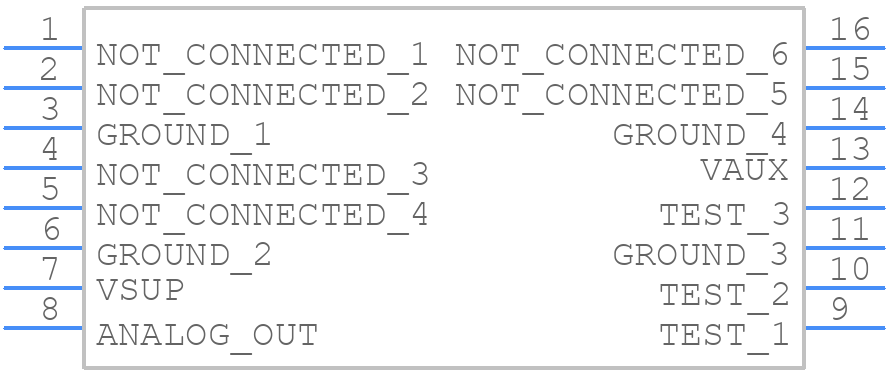 MLX90830LXZ-BAH-001-SP - Melexis - PCB symbol