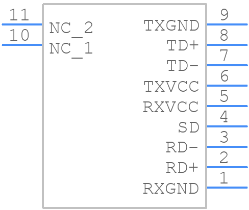 B-15-155-T3-SSC3 - LuminentOIC - PCB symbol