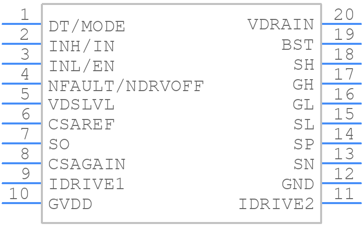 DRV8161DGSR - Texas Instruments - PCB symbol