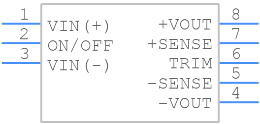 V48SD12010NNFH - Delta Electronics - PCB symbol
