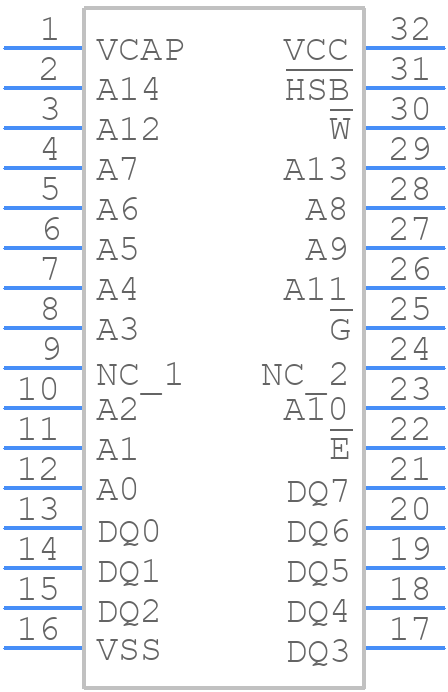 STK14C88C-5C35M - Infineon - PCB symbol