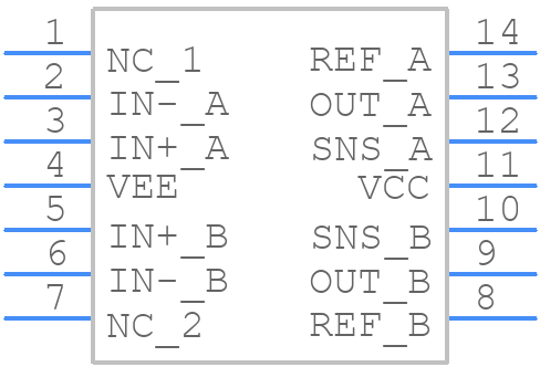 1283S14-U - THAT CORPORATION - PCB symbol