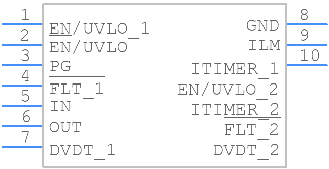 TPS259814LRPWR - Texas Instruments - PCB symbol