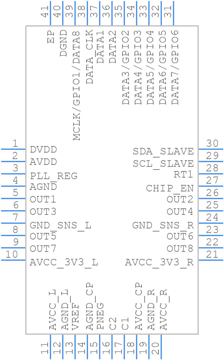 ES9081Q - ESS Technology - PCB symbol